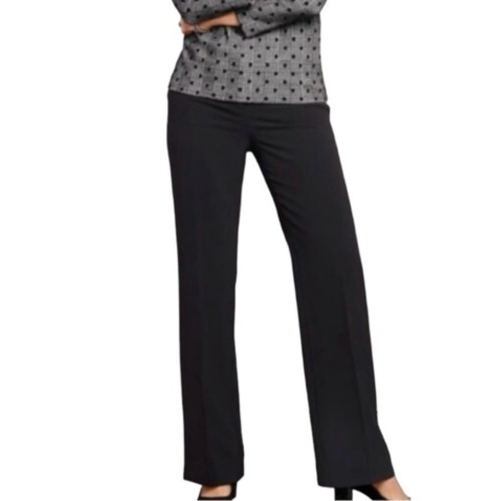 TALBOTS Heritage Boot Cut Pants Dress Pants Slacks Black Size 10 Petite